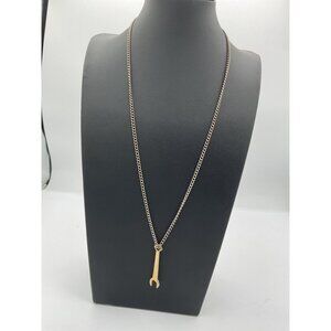 Wrench Pendant Necklace With Stainless Steel Chain For Men & Women